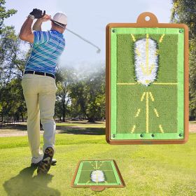 Golf Training Mat For Swing Detection Batting; Premium Golf Impact Mat; Path Feedback Golf Practice Mats; Advanced Golf Hitting Mat For Indoor/Outdoor