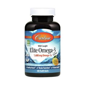 Carlson 1100 mg, 8.4 fl oz Omega-3 Wild Norwegian Cod Liver Oil + Vitamin A & D3 Liquid, Lemon