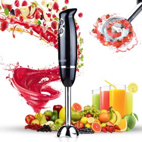 5 Core Handheld Blender, Electric Hand Blender 8-Speed 500W, Immersion Hand Held Blender Stick with Food Grade Stainless Steel Blades for Perfect for