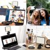 Selfie Light - USB-Rechargeable LED Phone Light - Portable Photo Light with 97+ CRI, Up to 6500K Color Temperature Phone Light for Selfie, Zoom Confer