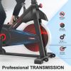 Indoor Cycling Exercise Bike Stationary, Home Gym Workout Fitness Bike with Comfortable Cusion, LCD Display and Hand Pulse