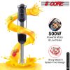 5 Core Handheld Blender, Electric Hand Blender 8-Speed 500W, Immerson Hand Held Blender Stick with Food Grade Stainless Steel Blades for Perfect for S