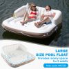 Inflatable Pool Float Lounge Swimming Raft