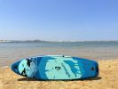 Inflatable Stand Up Paddle Board 9.9'x33"x5" With Premium SUP Accessories & Backpack, Wide Stance, Bottom Fin for Paddling, Paddle, Leash, Surf Contro