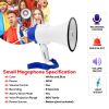 5 Core Megaphone Bull Horn 30W Loud Speaker 800 Yards Range Portable Bullhorn w Recording Volume Control Siren Noise Maker for Kids and Adults for Coa