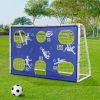 182*120*80cm PVC Pipe Three-In-One With Target Cloth Football Goal