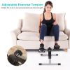 Foldable Exercise Bike Pedal Fitness Exerciser Cycle Bike with LCD Display Mini Pedal Exerciser