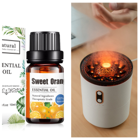 Pure Essential Oil 10ml Aroma Diffuser (Option: Sweet orange-Set)