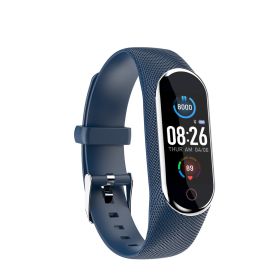 New M8 Smart Bracelet ECG Heart Rate Sleep (Color: Blue)