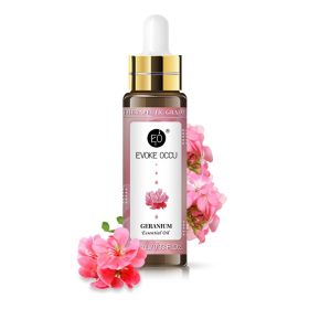 Rose Lavender Aromatherapy Essential Oil With Dropper 10ml (Option: Geranium-10ML)