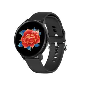 Heart Rate And Blood Pressure Female Physiological Monitoring Waterproof Sleep Sports Smart Bracelet (Color: Black)