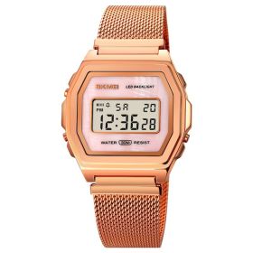Fashion Cool Multi-function Trend Personality Student Waterproof Stainless Steel Electronic Watch (Option: 12style)