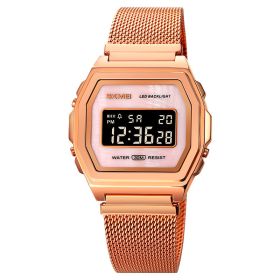 Fashion Cool Multi-function Trend Personality Student Waterproof Stainless Steel Electronic Watch (Option: 11style)