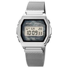 Fashion Cool Multi-function Trend Personality Student Waterproof Stainless Steel Electronic Watch (Option: 14style)