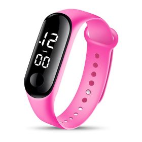 Couple's Leisure Sports Electronic Watch (Color: Pink)