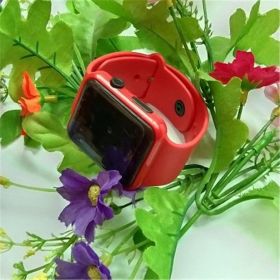 Square Led Sports Watch Non-pedometer Electronic Watch (Color: Red)