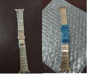 Watch Stainless Steel Luxury Band (Option: Rose Gold-38mm)