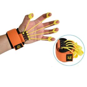 Training Device Hand Yoga Resistance Band Finger Gripper Strength Trainer Extensor Exerciser Finger Flexion And Extension (Color: 10 lbs)