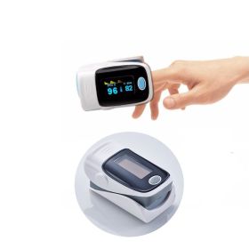 Fingertip Pulse Oximeter And Blood Oxygen Saturation Monitor With LED Display (Color: Blue)
