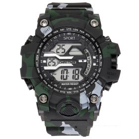 The New Cross-border Amazon Large Dial Waterproof Movement (Color: Green)