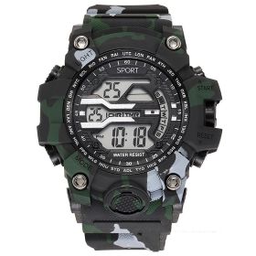 The New Cross-border Amazon Large Dial Waterproof Movement (Color: Green)