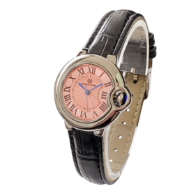 Men Fashion Steel Band Watch Quartz Strap (Option: No Date Belt Pink Ladies Dial)
