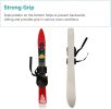 Snow Ski and Pole Set with Bindings 25.6" Ski Boards for Kids Age 2-4 Beginners, Blue