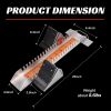 Starting Blocks Track Sprinting 6 Angle Adjustable Aluminum Track Starting Blocks Field Multi-Function Track Blocks for Athletics Plastic Runway Cinde
