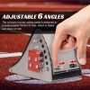Starting Blocks Track Sprinting 6 Angle Adjustable Aluminum Track Starting Blocks Field Multi-Function Track Blocks for Athletics Plastic Runway Cinde