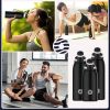 Healter 20oz Leakproof Free Drinking Water Bottle with Spout Lid for;  600ml Stainless Steel Sports Water Bottle for Fitness;  Gym and Outdoor Sports
