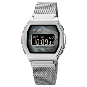 Fashion Cool Multi-function Trend Personality Student Waterproof Stainless Steel Electronic Watch (Option: 13style)