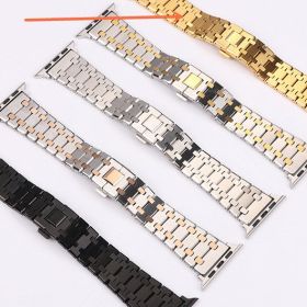 Watch Stainless Steel Luxury Band (Option: Gold-38mm)