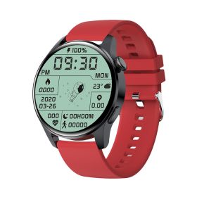 Smart Watch Heart Rate Blood Pressure Blood Oxygen Monitoring Bluetooth Call Music Astronaut Watch (Option: TPU red)