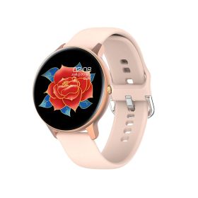 Heart Rate And Blood Pressure Female Physiological Monitoring Waterproof Sleep Sports Smart Bracelet (Color: Pink)