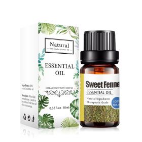 Pure Essential Oil 10ml Aroma Diffuser (Option: Sweet fennel-10ML)