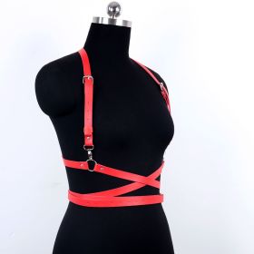 PU Leather Binding Training Toys (Option: Red Hook)